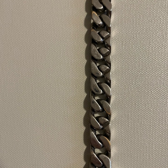 Louis Vuitton Chain Links Mens Bracelet. Size medium. Colour: Stainless Steel - Picture 5 of 6